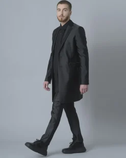 La Piscine Paris Manteau en satin John Galliano*Homme Manteaux