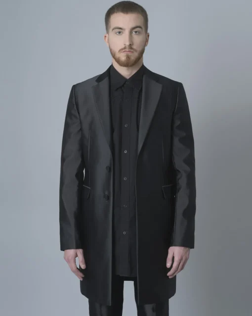 La Piscine Paris Manteau en satin John Galliano*Homme Manteaux
