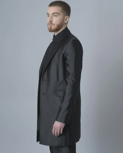 La Piscine Paris Manteau en satin John Galliano*Homme Manteaux