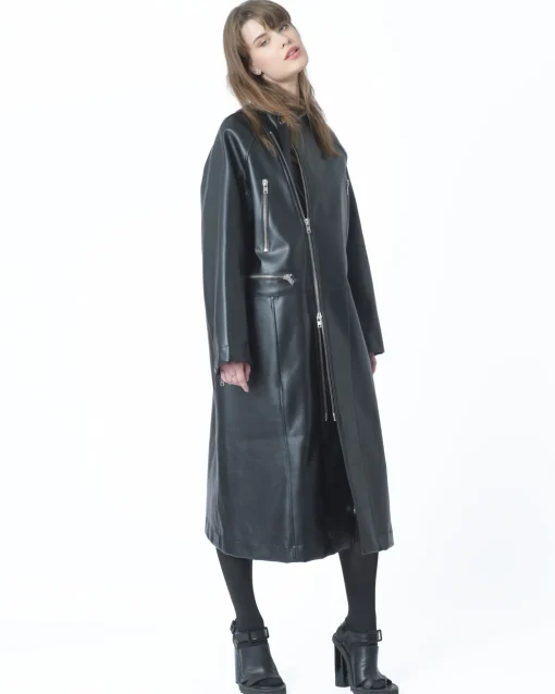 La Piscine Paris Manteau en simili cuir Ter Et Bantine*Femme Manteaux