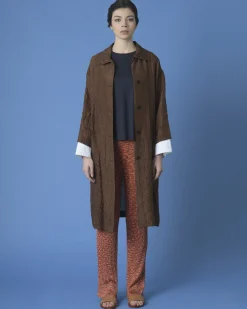 La Piscine Paris Manteau en soie Ter Et Bantine*Femme Manteaux
