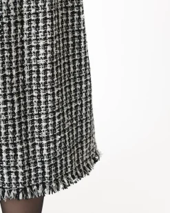 La Piscine Paris Manteau en tweed à ceinture Edward Achour*Femme Manteaux