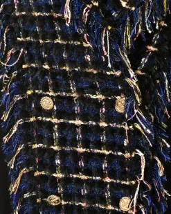 La Piscine Paris Manteau en tweed à franges Edward Achour*Femme Manteaux