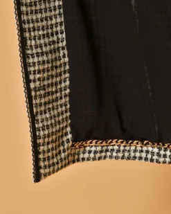La Piscine Paris Manteau en tweed blanc et sans manches Edward Achour*Femme Manteaux