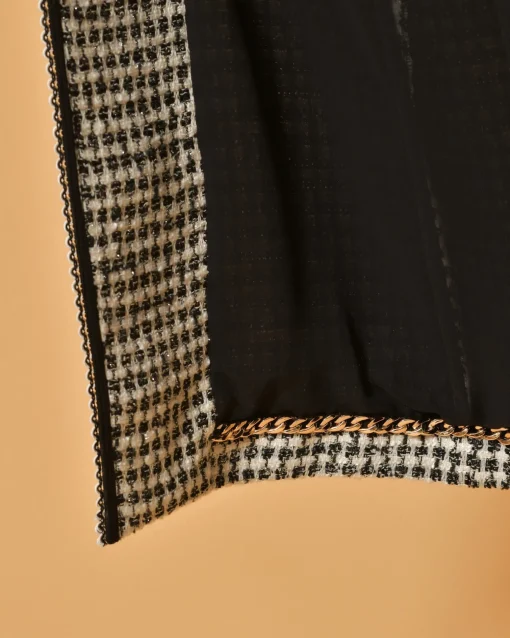 La Piscine Paris Manteau en tweed blanc et sans manches Edward Achour*Femme Manteaux