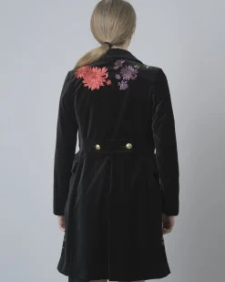 La Piscine Paris Manteau en velours à broderies Bazar Deluxe*Femme Manteaux