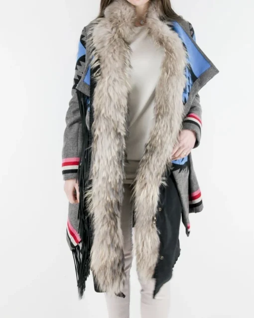 La Piscine Paris Manteau ethnique à col amovible Bazar Deluxe*Femme Manteaux