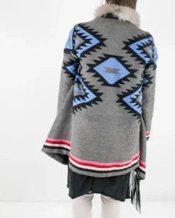 La Piscine Paris Manteau ethnique à col amovible Bazar Deluxe*Femme Manteaux