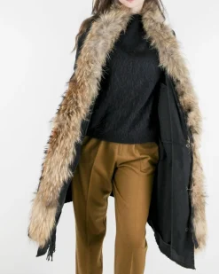 La Piscine Paris Manteau ethnique à col amovible Bazar Deluxe*Femme Manteaux