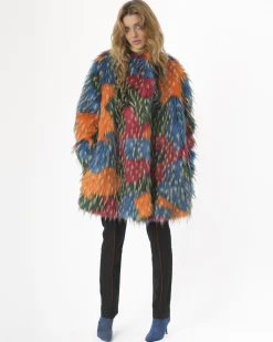 La Piscine Paris Manteau fausse fourrure Sorelle Secli*Femme Manteaux