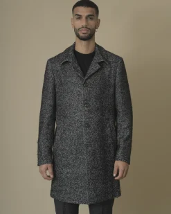 La Piscine Paris Manteau à chevrons Daniele Papa*Homme Manteaux