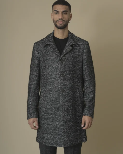 La Piscine Paris Manteau à chevrons Daniele Papa*Homme Manteaux