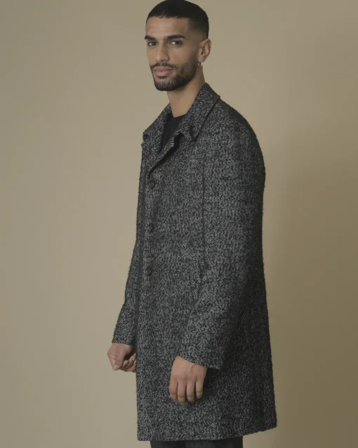 La Piscine Paris Manteau à chevrons Daniele Papa*Homme Manteaux