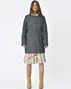 La Piscine Paris Manteau gris anthracite A.G & Frog*Femme Manteaux