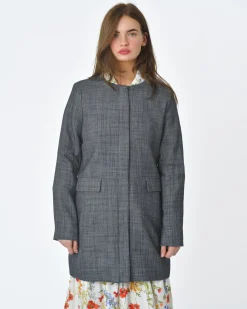 La Piscine Paris Manteau gris anthracite A.G & Frog*Femme Manteaux