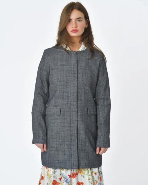La Piscine Paris Manteau gris anthracite A.G & Frog*Femme Manteaux