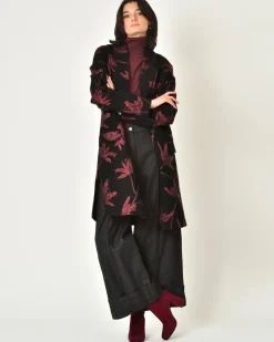 La Piscine Paris Manteau large à imprimé jacquard Malloni*Femme Manteaux
