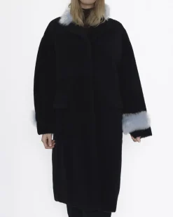 La Piscine Paris Manteau long en fourrure de vison Biancalani*Femme Manteaux