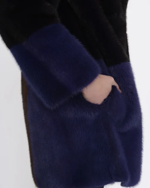 La Piscine Paris Manteau long en fourrure de Vison Biancalani*Femme Manteaux