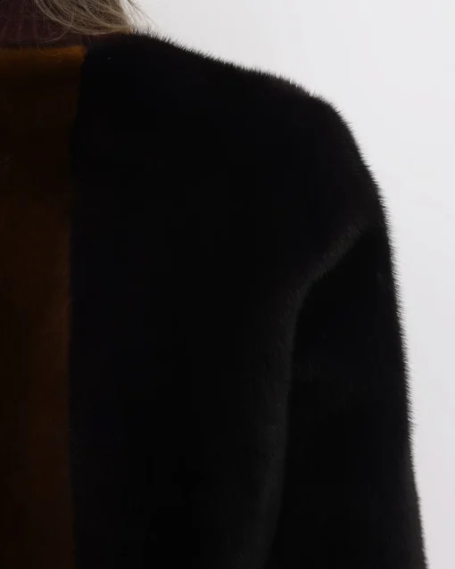 La Piscine Paris Manteau long en fourrure de Vison Biancalani*Femme Manteaux