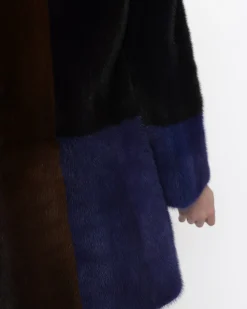 La Piscine Paris Manteau long en fourrure de Vison Biancalani*Femme Manteaux