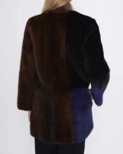 La Piscine Paris Manteau long en fourrure de Vison Biancalani*Femme Manteaux
