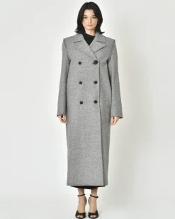La Piscine Paris Manteau long en laine mélangée Malloni*Femme Manteaux