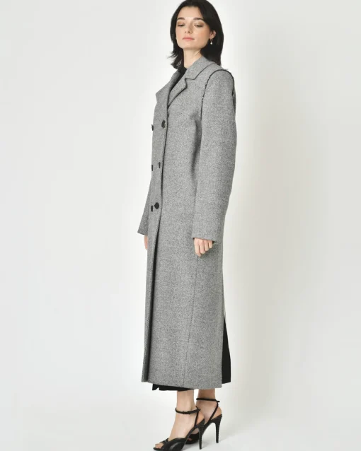 La Piscine Paris Manteau long en laine mélangée Malloni*Femme Manteaux