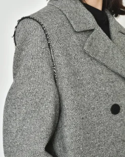 La Piscine Paris Manteau long en laine mélangée Malloni*Femme Manteaux