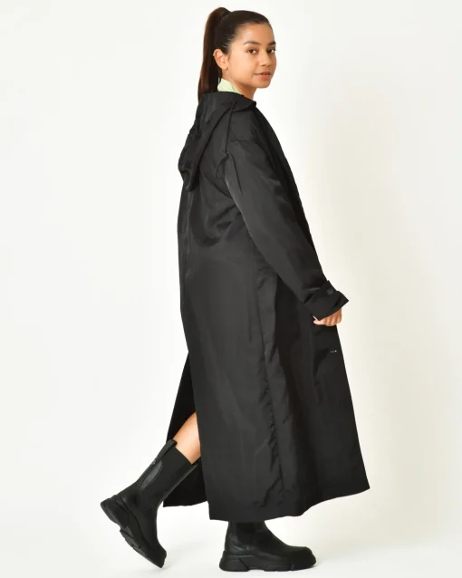 La Piscine Paris Manteau long à capuche amovible Tela*Femme Manteaux