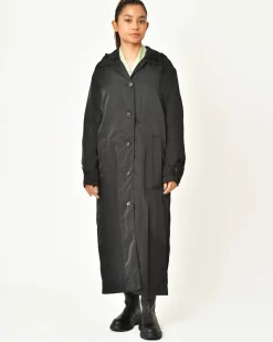 La Piscine Paris Manteau long à capuche amovible Tela*Femme Manteaux