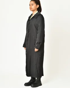 La Piscine Paris Manteau long à capuche amovible Tela*Femme Manteaux