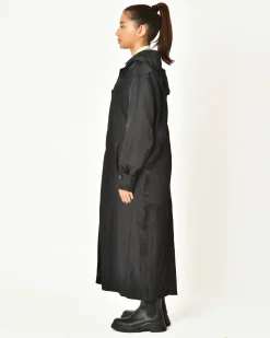 La Piscine Paris Manteau long à capuche amovible Tela*Femme Manteaux