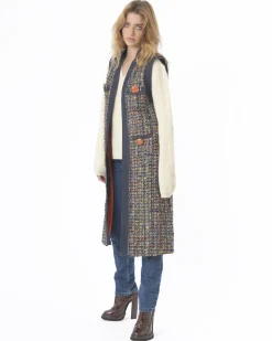 La Piscine Paris Manteau long sans manches Edward Achour*Femme Manteaux