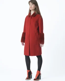 La Piscine Paris Manteau mi-long Manzoni 24*Femme Manteaux