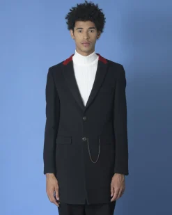 La Piscine Paris Manteau officier en laine Lords & Fools*Homme Manteaux