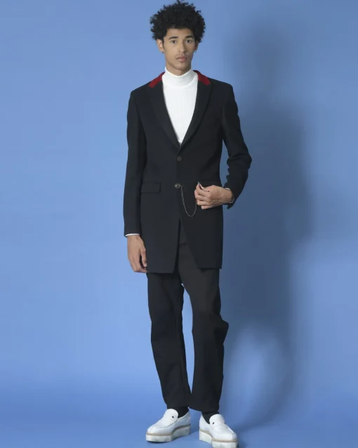 La Piscine Paris Manteau officier en laine Lords & Fools*Homme Manteaux