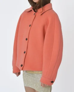 La Piscine Paris Manteau orange clair T_Coat*Femme Manteaux