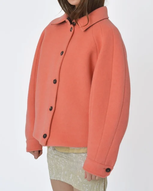La Piscine Paris Manteau orange clair T_Coat*Femme Manteaux