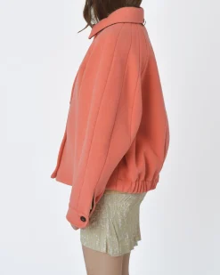 La Piscine Paris Manteau orange clair T_Coat*Femme Manteaux