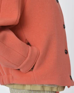 La Piscine Paris Manteau orange clair T_Coat*Femme Manteaux