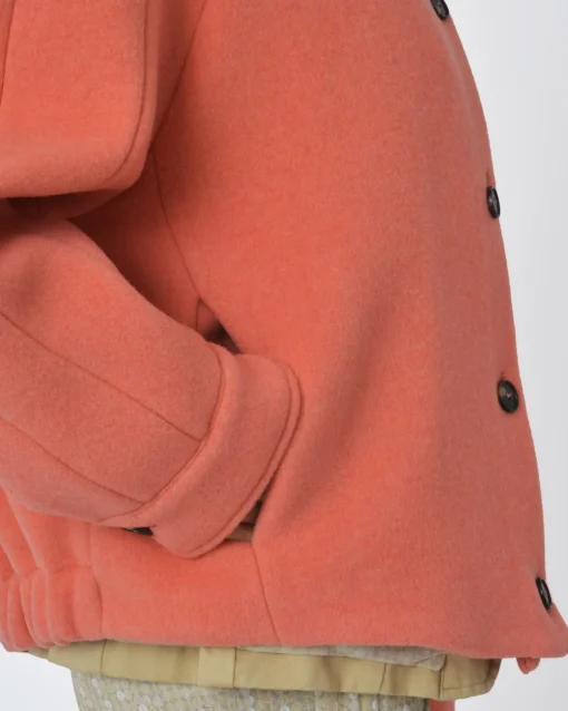 La Piscine Paris Manteau orange clair T_Coat*Femme Manteaux