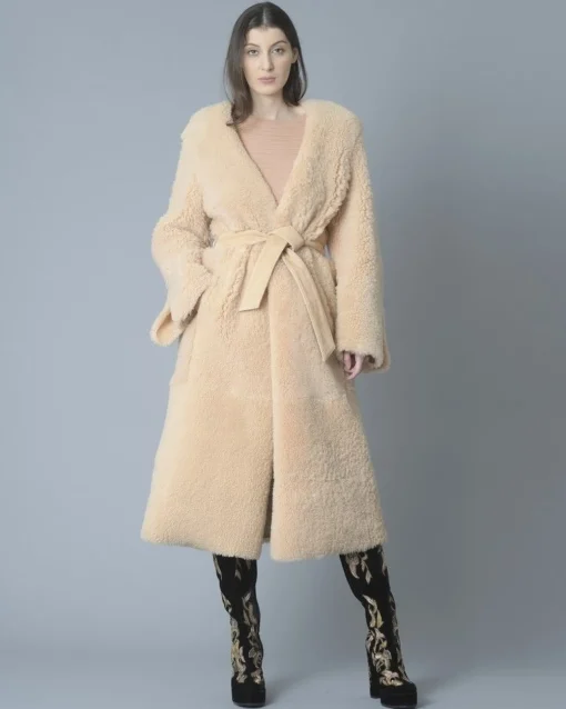 La Piscine Paris Manteau réversible en peau lainée Eleventy*Femme Manteaux