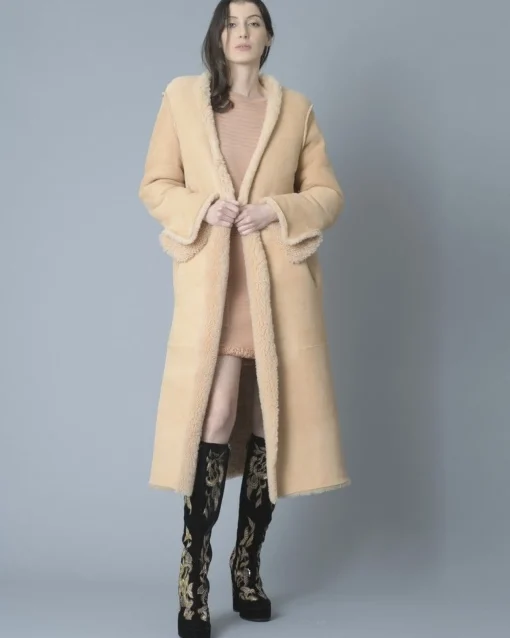 La Piscine Paris Manteau réversible en peau lainée Eleventy*Femme Manteaux