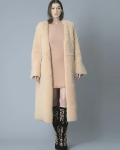 La Piscine Paris Manteau réversible en peau lainée Eleventy*Femme Manteaux