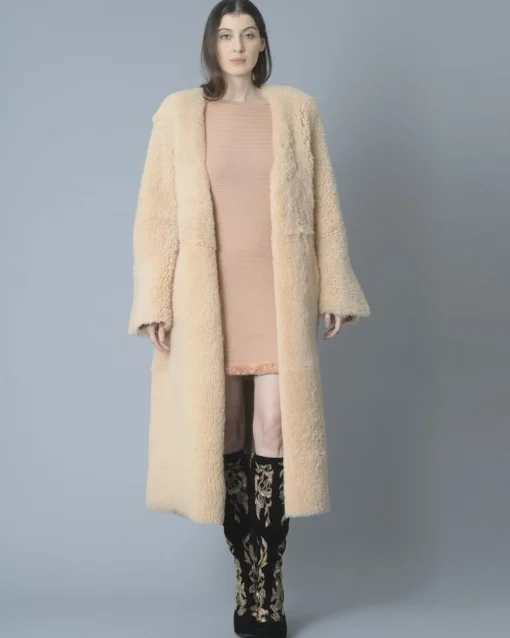 La Piscine Paris Manteau réversible en peau lainée Eleventy*Femme Manteaux