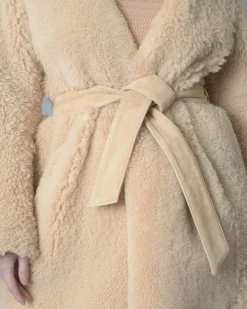 La Piscine Paris Manteau réversible en peau lainée Eleventy*Femme Manteaux