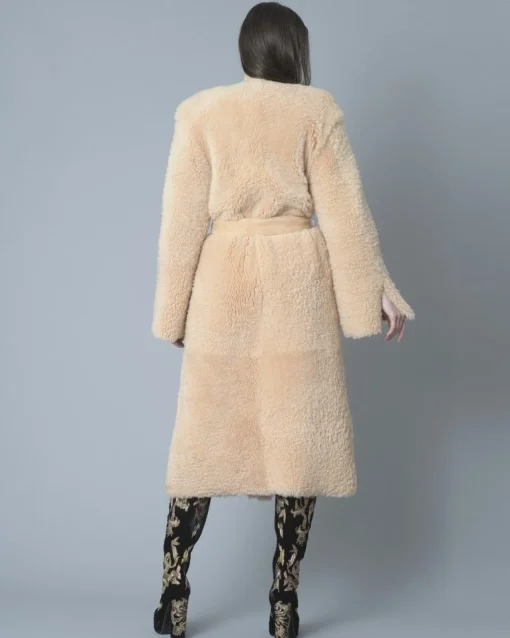 La Piscine Paris Manteau réversible en peau lainée Eleventy*Femme Manteaux