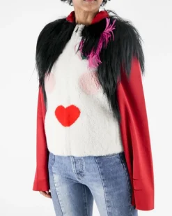 La Piscine Paris Manteau sans manches en chameau et chèvre Biancalani*Femme Manteaux|Blousons & Vestes