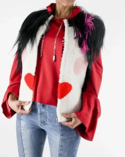 La Piscine Paris Manteau sans manches en chameau et chèvre Biancalani*Femme Manteaux|Blousons & Vestes